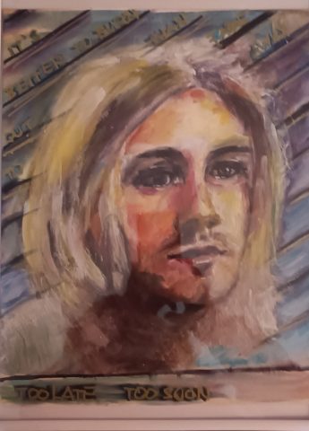 Portrait von Kurt Cobain