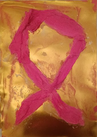 Brustkrebs Solidaritätssymbol