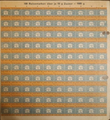 Zuckermarken 1948
